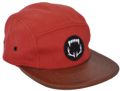 CUSTOM MAKE 5 PANEL CAP & REAR LEATHER BUCKLE ADJUSTER COLOUR #51 FROM COLOUR SWATCH