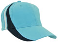 FRONT VIEW OF BASEBALL CAP SKY/NAVY/WHITE
