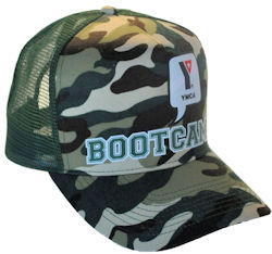 CUSTOM MAKE SNAPBACK CAMOUFLAGE TRUCKER HAT FOREST GREEN WITH PRINT