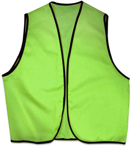 Custom made volunteer vests decorated with your logo.